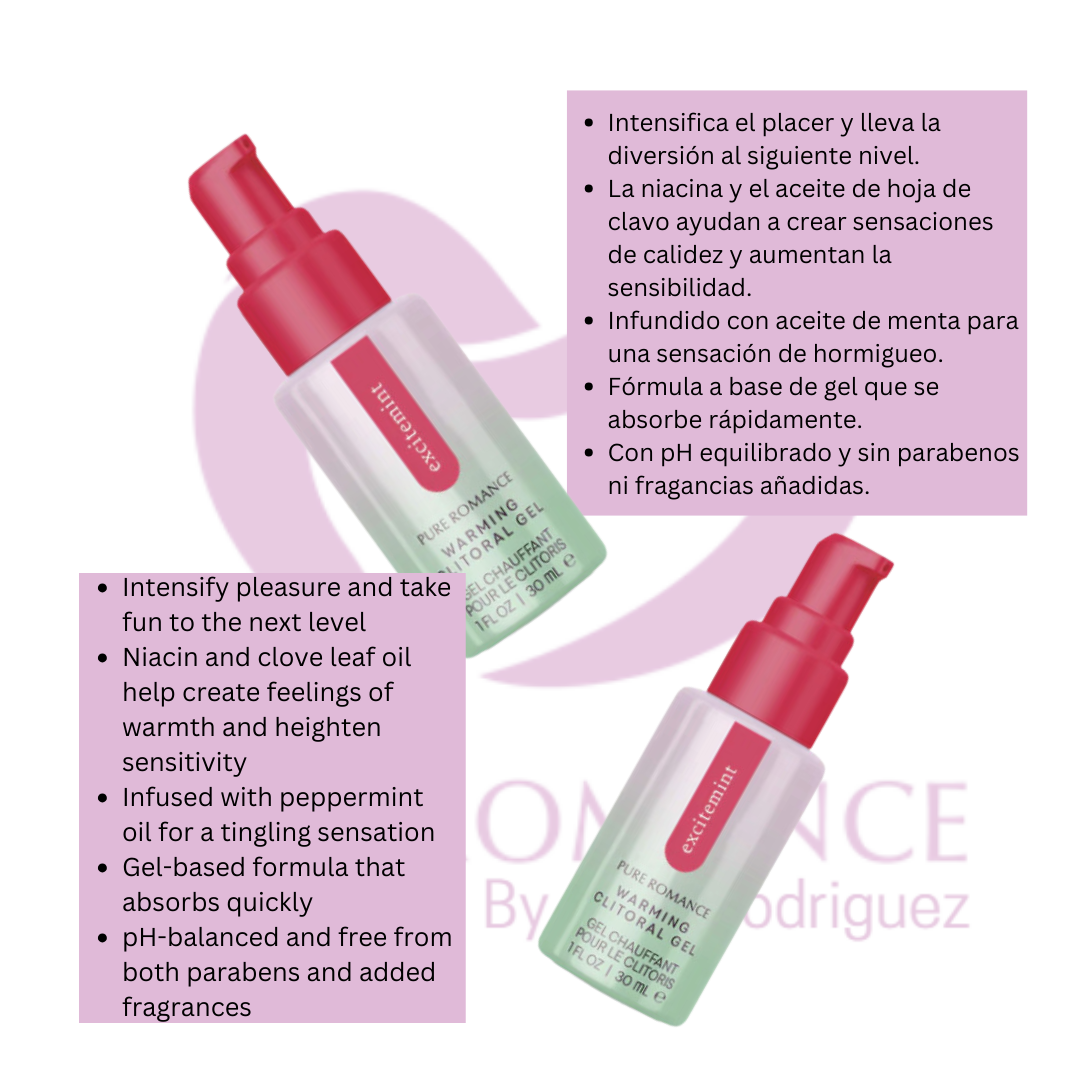 Excitemint- Gel Calentamiento del Clítoris (Gel Excitante Calido)