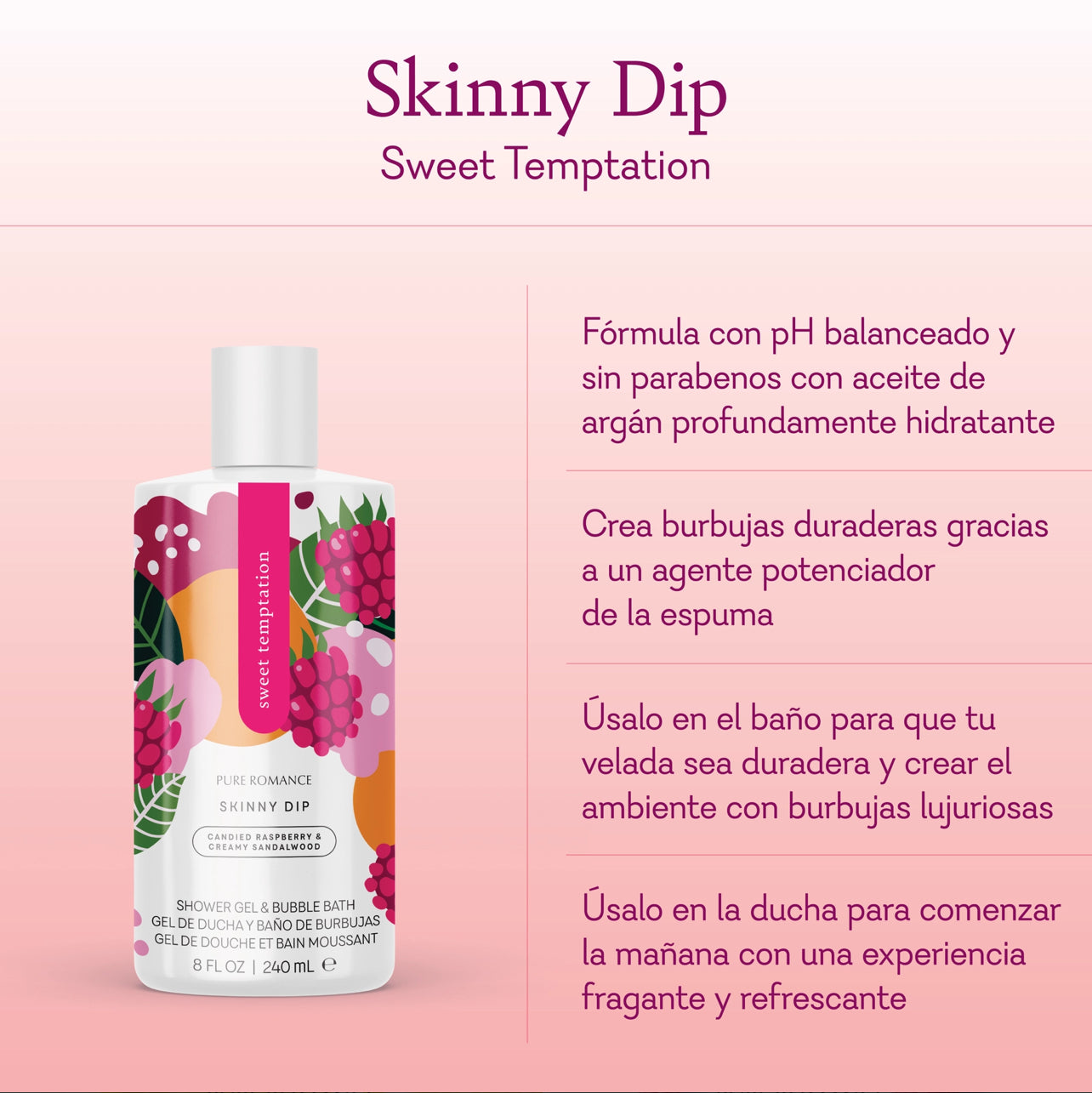 Sweet Temptation - Shower & Bath Gel (enjuague corporal)