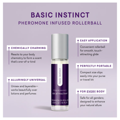 Basic Instinct - Pheromone Infused Roll-On (Rolo de Feromonas)
