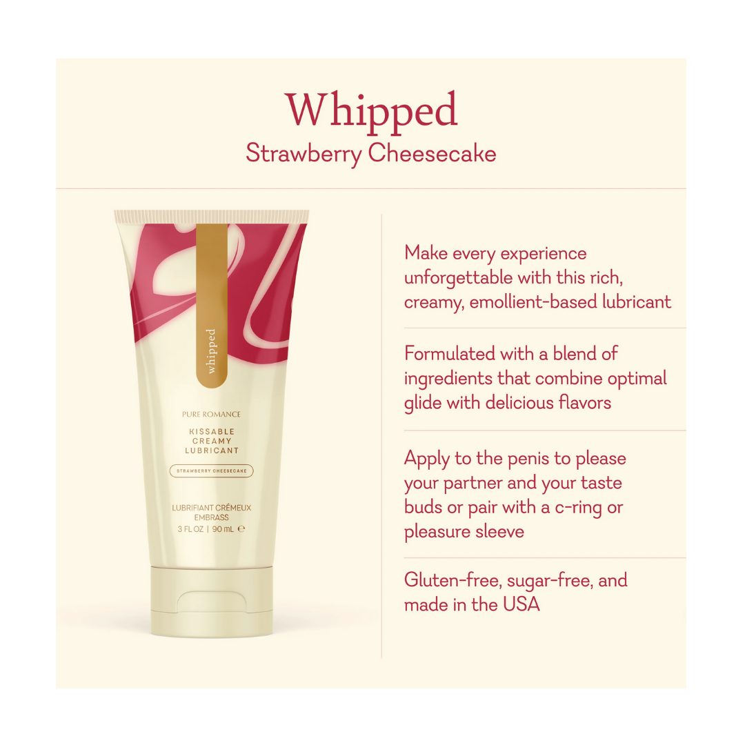 Whipped- Strawberry Cheesecake Creamy Lubricant (Lubricante Cremoso)