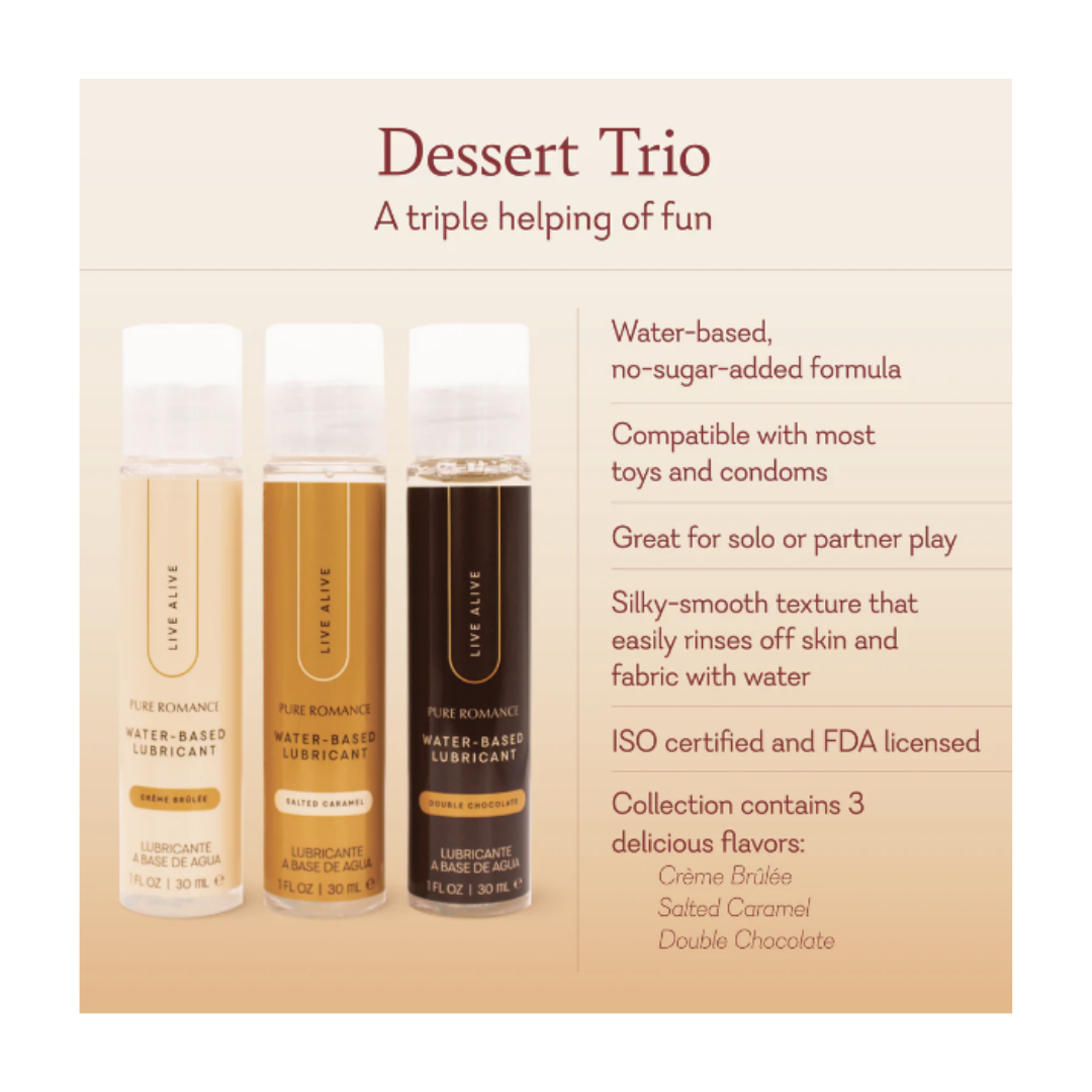 Lubricante Dessert Trio EDICIÓN LIMITADA