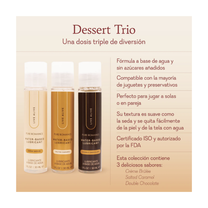 Lubricante Dessert Trio EDICIÓN LIMITADA