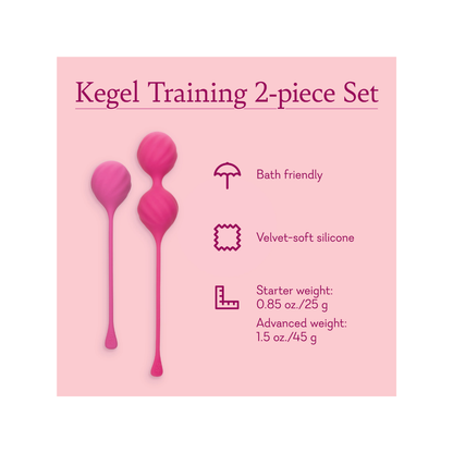 Juego de entrenamiento Kegel de 2 piezas 