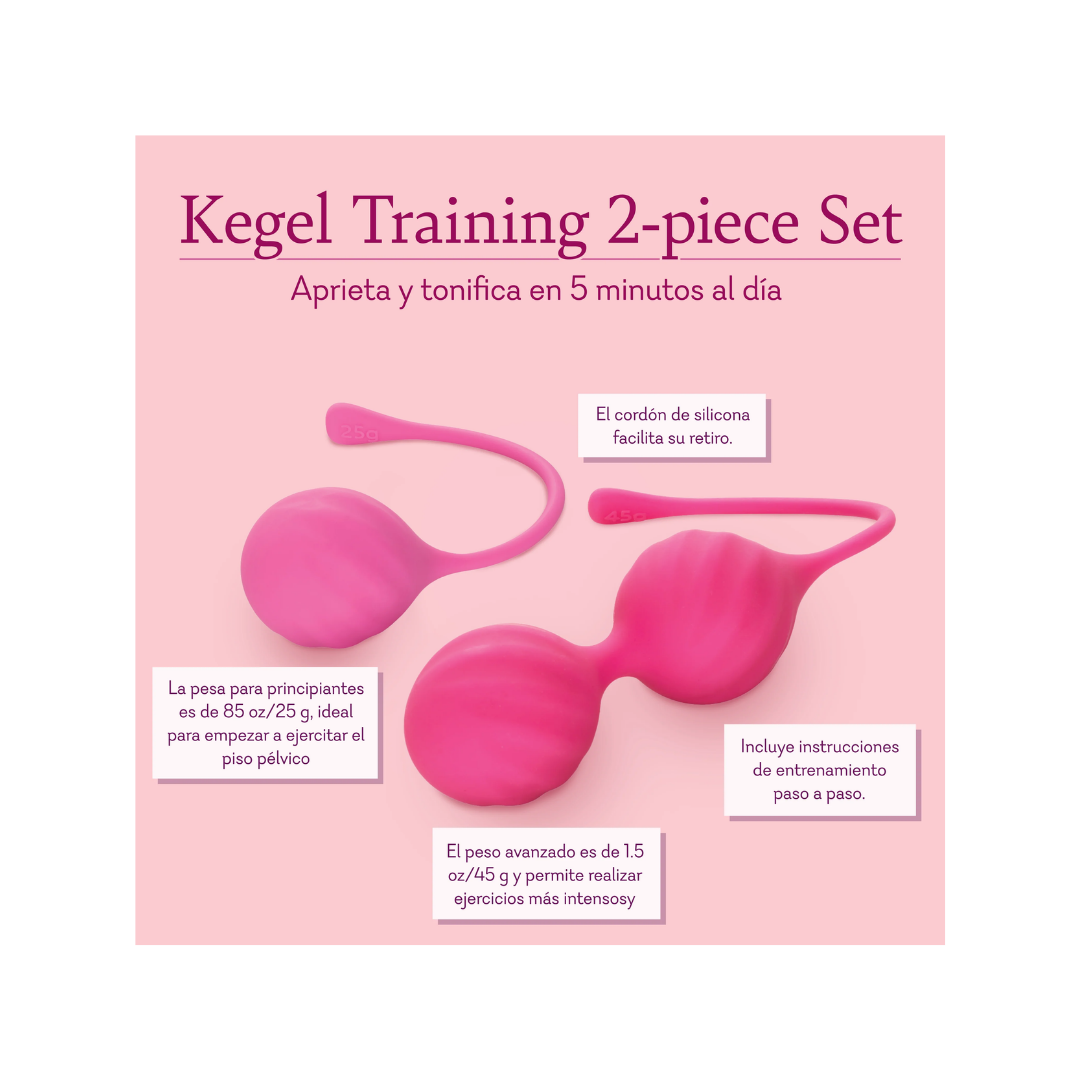 Juego de entrenamiento Kegel de 2 piezas 