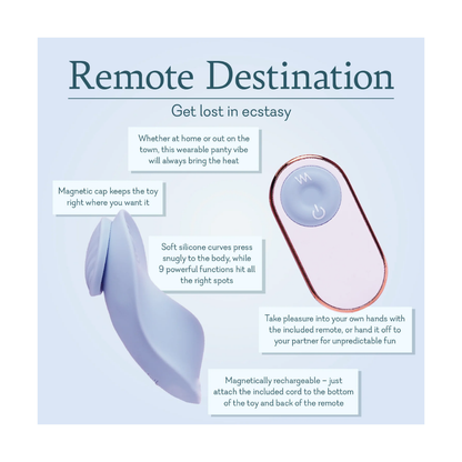 Remote Destination (Vibrador Magnetico de Panty)