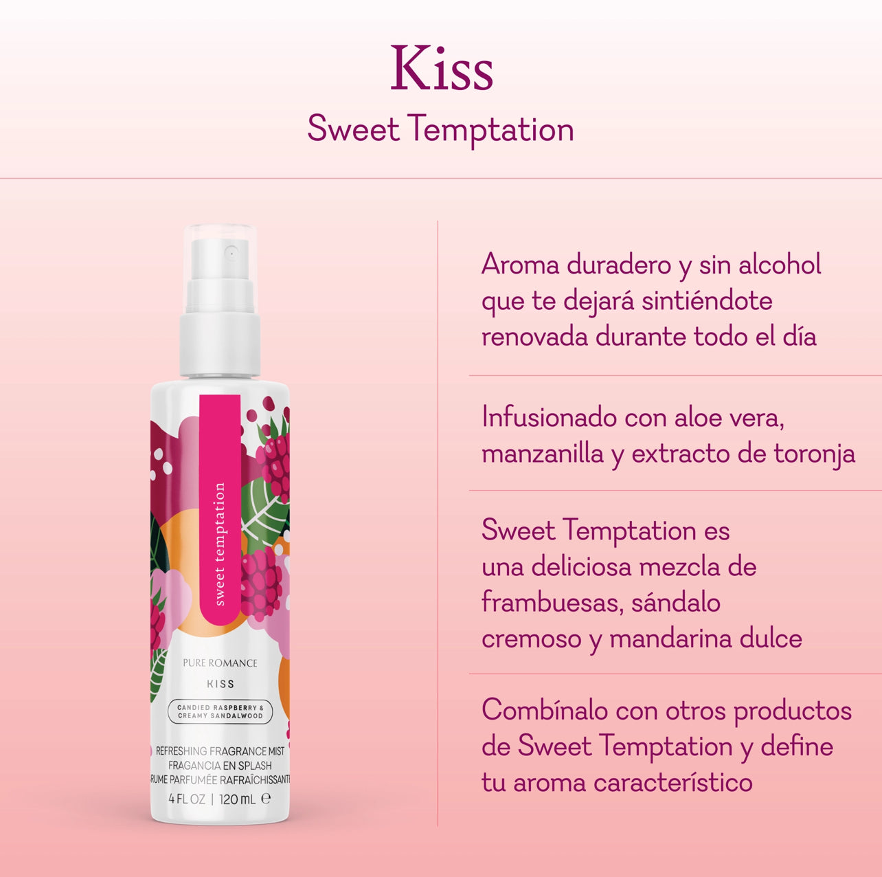 Sweet Temptation - Refreshing Body Spray (Spray para cuerpo)