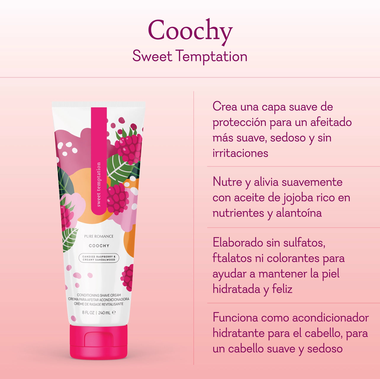 Sweet Temptation - Crema de Afeitar Acondicionadora (Crema afeitante)